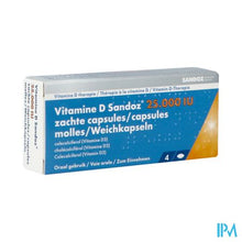 Afbeelding in Gallery-weergave laden, Vitamine D Sandoz 25000iu Caps Zacht 4
