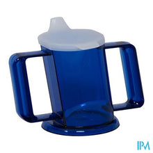 Afbeelding in Gallery-weergave laden, Handycup Beker Schuin Blauw+2 Tuit. 237ml Henrotek
