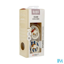 Afbeelding in Gallery-weergave laden, Bibs 1 Fopspeen Anatomic Studio Duo Pin Steel Blue
