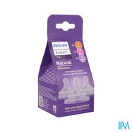 Philips Avent Natural 3.0 Zuigsp.pack Multi Size 3