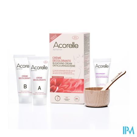 Acorelle Ontkleuringscreme Gezicht&lichaam 2x30ml