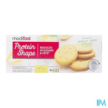 Afbeelding in Gallery-weergave laden, Modifast Protein Shape Biscuits Vanilla Lemon 156g
