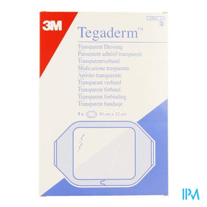 Tegaderm 3m Film Dressing Transp 10x12cm 5 1626p