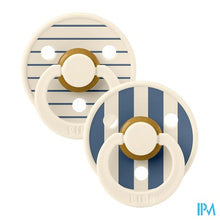 Afbeelding in Gallery-weergave laden, Bibs 2 Fopspeen Anatomic Studio Duo Pin Steel Blue
