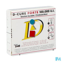 Afbeelding in Gallery-weergave laden, D-cure Forte 100 000 I.E. - 3 Drinkbare Ampoules
