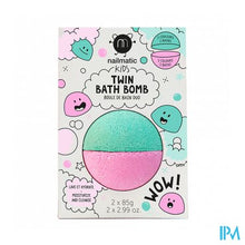 Charger l'image dans la galerie, Nailmatic Kids Duo Bruisbal Rose&amp;groen 2x85g
