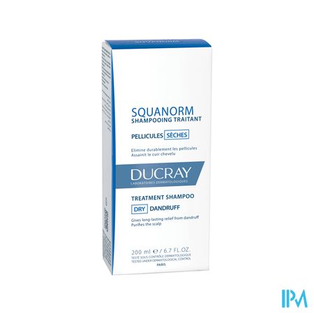 Ducray Squanorm Sh Droge Schilfers 200ml