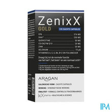 Load image into Gallery viewer, Zenixx Gold Caps 120x890mg Nf
