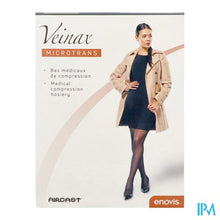 Charger l'image dans la galerie, Veinax Knie-kous Vrouw Microtrans 3 Lang Zwart M3
