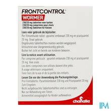 Charger l'image dans la galerie, Frontcontrol Wormer 230mg/20mg Kat Tabl 2
