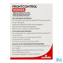 Load image into Gallery viewer, Frontcontrol Wormer 230mg/20mg Kat Tabl 2

