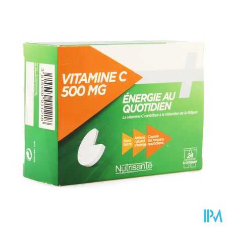 Vitamine C 500mg Kauwtabl Tube 2x12