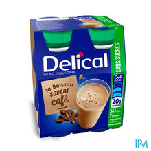 Afbeelding in Gallery-weergave laden, Delical Melkdrank Z/suiker Koffie 4x200ml
