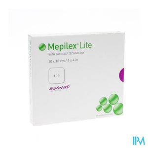 Mepilex Lite Dun Verb Sil Ster 10x10,00cm 5 284100