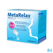 Afbeelding in Gallery-weergave laden, Metarelax Zakjes 20 21861 Metagenics
