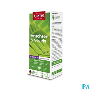 Ortis Vruchten & Vezels Milde Werking Siroop 250ml