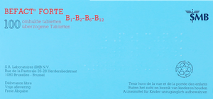 Befact Forte B1-b2-b6-b12 Omhulde Tabl 100 Ud