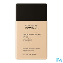 Afbeelding in Gallery-weergave laden, Couleurs De Noir Ser. Fdt Spf30 03 Beige Rose 30ml
