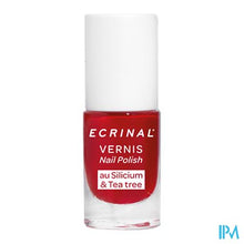 Charger l'image dans la galerie, Ecrinal Vernis Silicium&amp;tea Tree Rouge Passion 5ml
