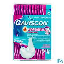 Afbeelding in Gallery-weergave laden, Gaviscon Antireflux Antizuur Orale Susp Zakje 24
