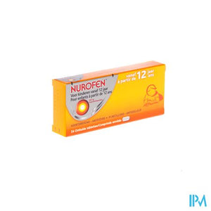 Nurofen Kind +12 Jaar 200mg Filmomh Tabl 24