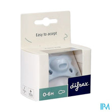 Charger l'image dans la galerie, Difrax Fopspeen Natural 0-6m Uni/pure Blauw/ice

