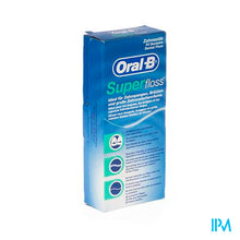 Afbeelding in Gallery-weergave laden, Oral B Floss Super Floss Mint Waxed 50m
