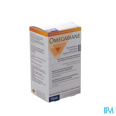 Omegabiane Levertraan Caps 80