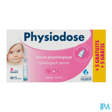 Afbeelding in Gallery-weergave laden, Physiodose Serum Fysio Ud Ster 40x5ml+5 Gratis
