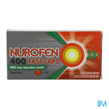 Charger l'image dans la galerie, Nurofen 400 Fastcaps 400mg Pi Pharma Caps 20 Pip
