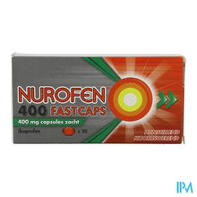 Afbeelding in Gallery-weergave laden, Nurofen 400 Fastcaps 400mg Pi Pharma Caps 20 Pip
