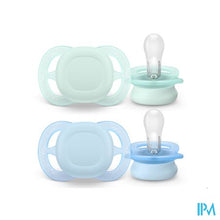 Afbeelding in Gallery-weergave laden, Philips Avent Fopspeen +0m Start Groen/blauw Eff.2
