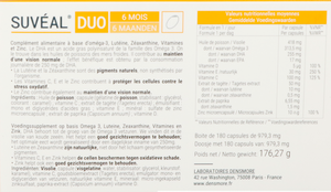 Suveal Duo 6m Caps 180