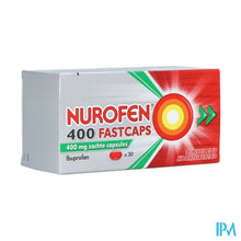 Charger l'image dans la galerie, Nurofen 400 Fastcaps Caps 30x400mg
