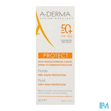 Afbeelding in Gallery-weergave laden, Aderma Protect Fluide Spf50+ 40ml
