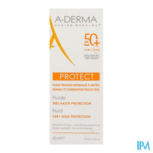 Afbeelding in Gallery-weergave laden, Aderma Protect Fluide Spf50+ 40ml
