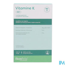 Load image into Gallery viewer, Benfida Vitamine K2 Comp 60

