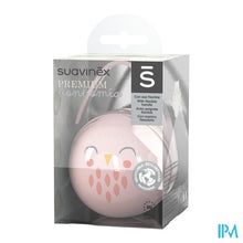 Load image into Gallery viewer, Suavinex Bonhomia Duo Soother Holder Owl Pink

