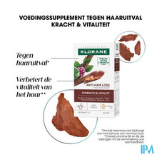 Load image into Gallery viewer, Klorane A/haaruitval Kracht &amp; Vitaliteit Caps 90

