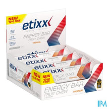 Charger l'image dans la galerie, Etixx Energy Bar Fruit Tropical 12x38g
