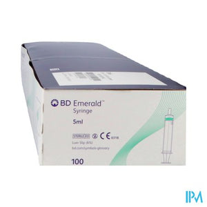 Bd Emerald 5ml Luer Slip+detach.needl.21gx40mm 100
