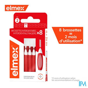 Elmex Set Interdentale Borsteltjes Iso 2 0,9mm 8