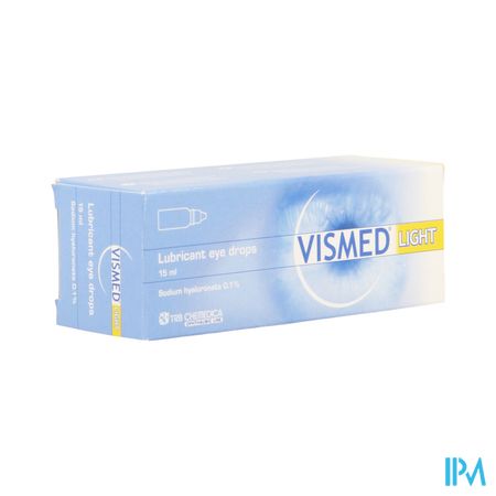 Vismed Light Bevochtigen Ogen 0,1% 15ml