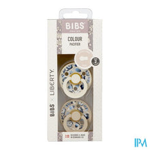 Charger l'image dans la galerie, Bibs 2 Fopspeen Duo Liberty Garden Bobo Ivory 2
