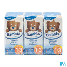 Charger l'image dans la galerie, Bambix Groeimelk Natuur 1-3j 3x200ml
