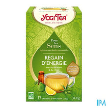 Afbeelding in Gallery-weergave laden, Yogi Thee Senses Natural Energie Bio Zakje 17
