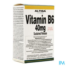 Load image into Gallery viewer, Altisa Vit B6 40mg Sustained Release Tabl 90
