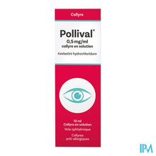 Charger l'image dans la galerie, Pollival 0,5Mg/Ml Oogdruppels Multidos. Pompfl10Ml
