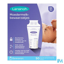 Afbeelding in Gallery-weergave laden, Lansinoh Bewaarzakjes Moedermelk 50 40056
