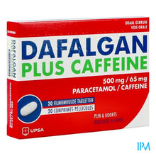 Afbeelding in Gallery-weergave laden, Dafalgan Plus Caffeine 500mg/65mg Filmomh Tabl 20
